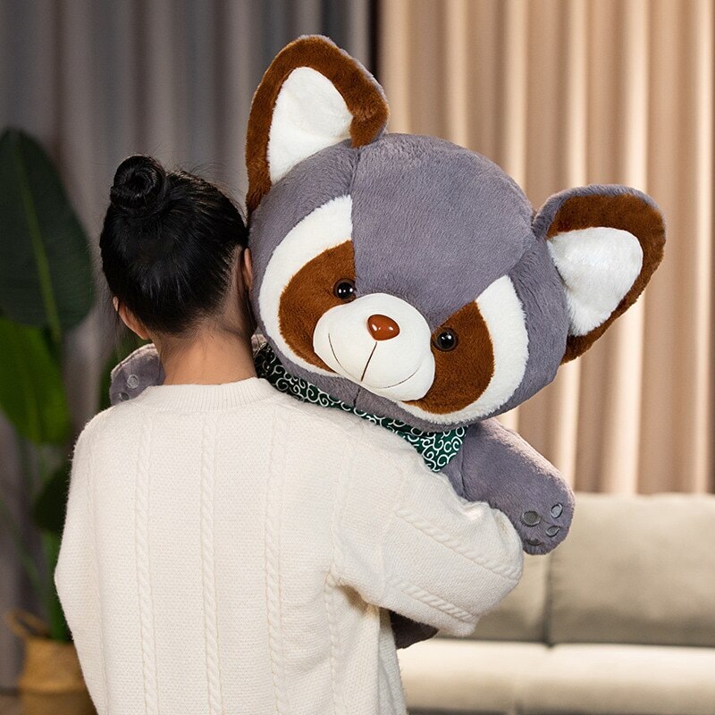 Bushy and Buster the Raccoon Plushies