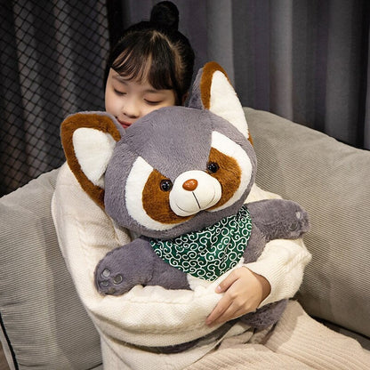 Bushy and Buster the Raccoon Plushies