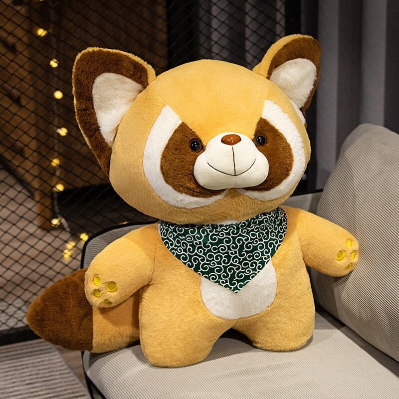 Bushy and Buster the Raccoon Plushies