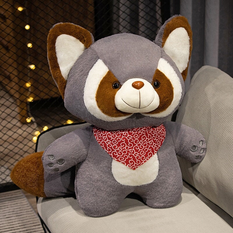 Bushy and Buster the Raccoon Plushies