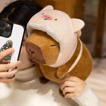 Capybara Animal Cosplay Hat Plushies