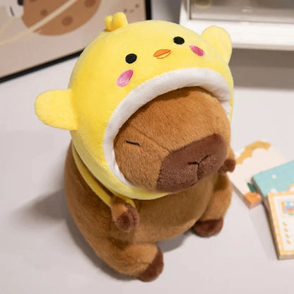 Capybara Animal Cosplay Hat Plushies