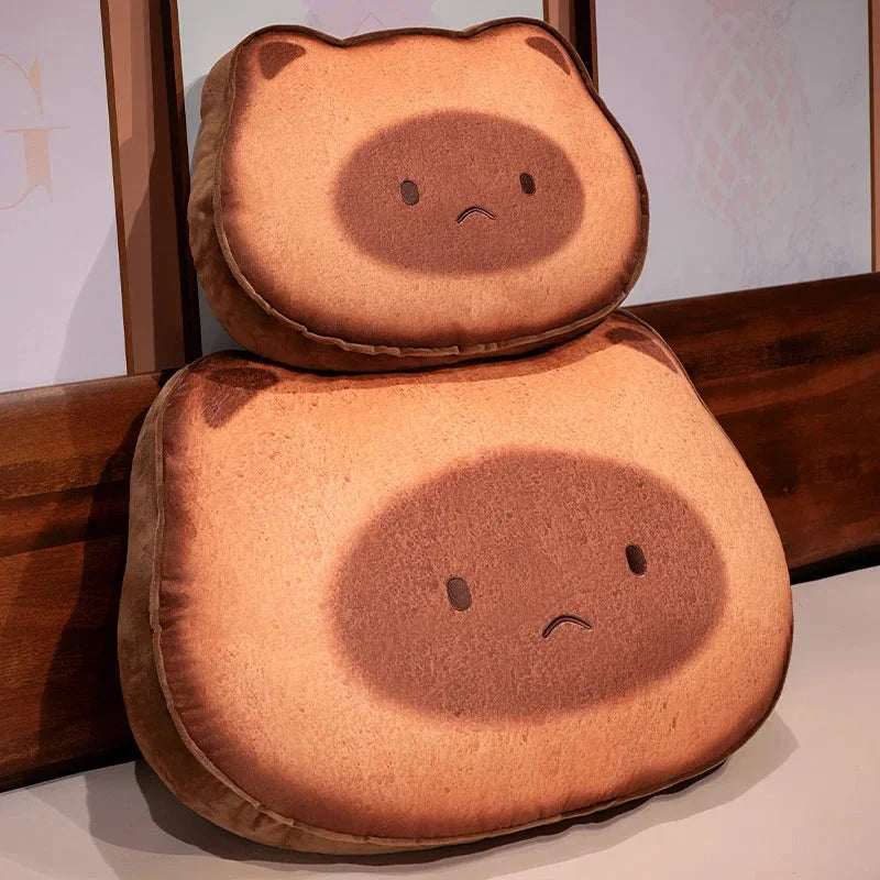Capybara & Cat Toastie Bread Cookie Plushies