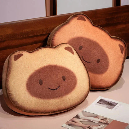 Capybara & Cat Toastie Bread Cookie Plushies