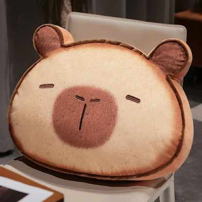 Capybara & Cat Toastie Bread Cookie Plushies