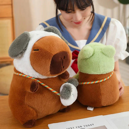 Capybara Frog Besties Costume Plush