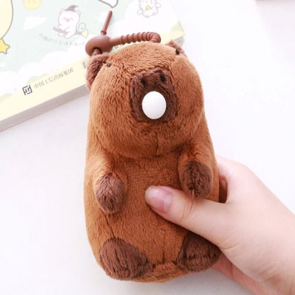 Capybara Keychain Pendant Plush