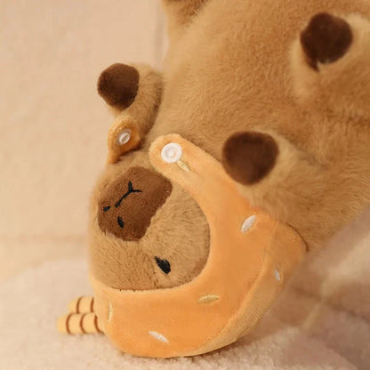 Capybara Soft Ice Cream Waffle Plush