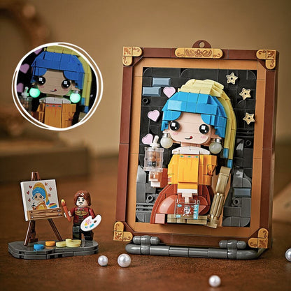 Caricature Famous Paintings Micro Building Blocks