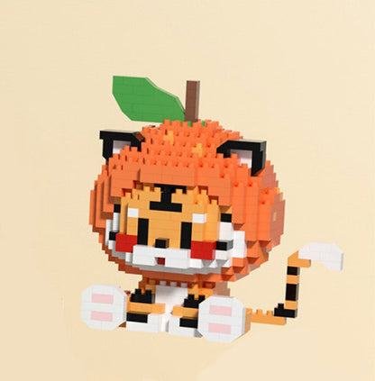 Cat and Tiger Onesie Nano Building Blocks