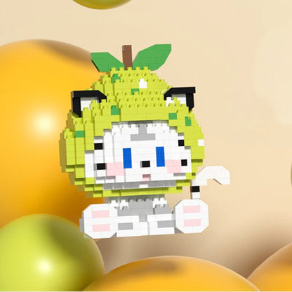 Cat and Tiger Onesie Nano Building Blocks
