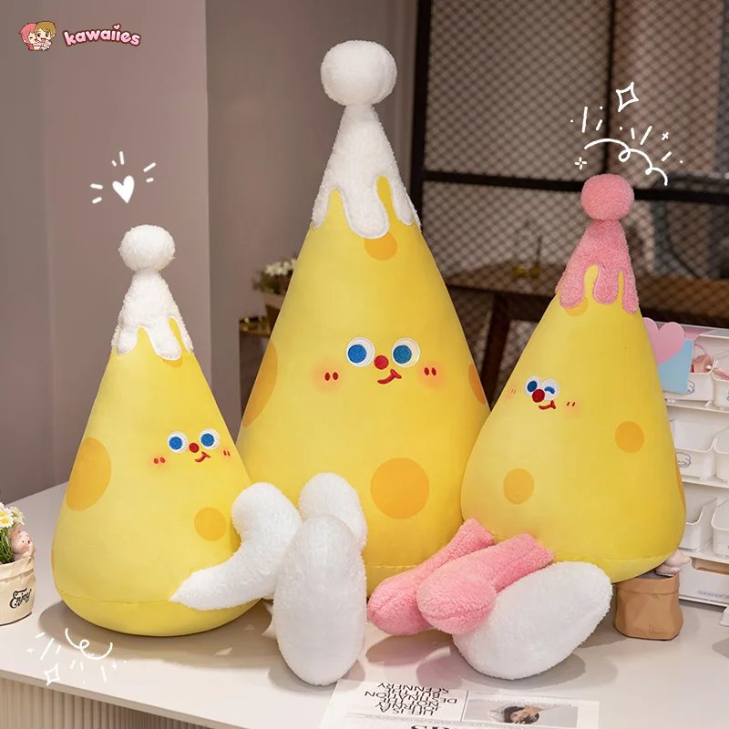 Cheerful Cheese Plushies