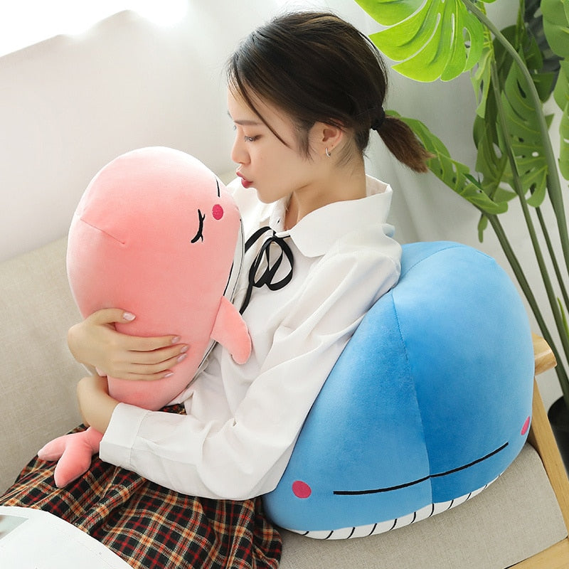 Cheerful Chonky Plumpy Pink Blue Whale