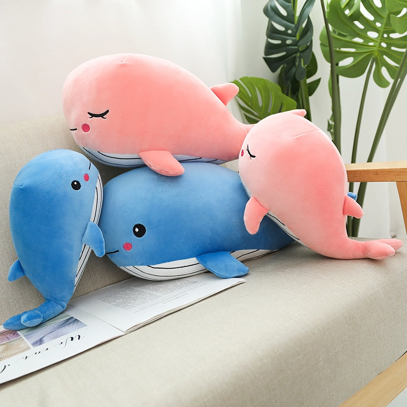 Cheerful Chonky Plumpy Pink Blue Whale