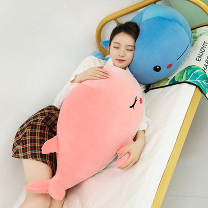 Cheerful Chonky Plumpy Pink Blue Whale