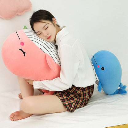 Cheerful Chonky Plumpy Pink Blue Whale