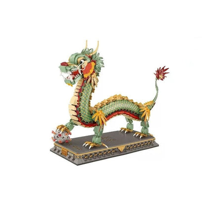 Chinese Dragon Statue Nano Building Blocks