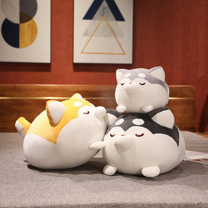Chonky Cheerful Shiba Inu Squad Plushies