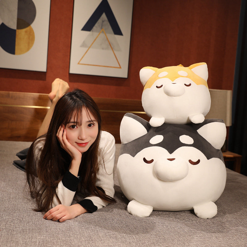 Chonky Cheerful Shiba Inu Squad Plushies