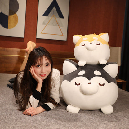 Chonky Cheerful Shiba Inu Squad Plushies