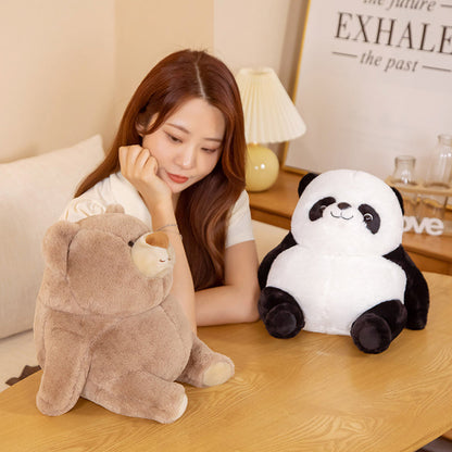 Chonky Fat Bear Panda Polar Bear Plushies