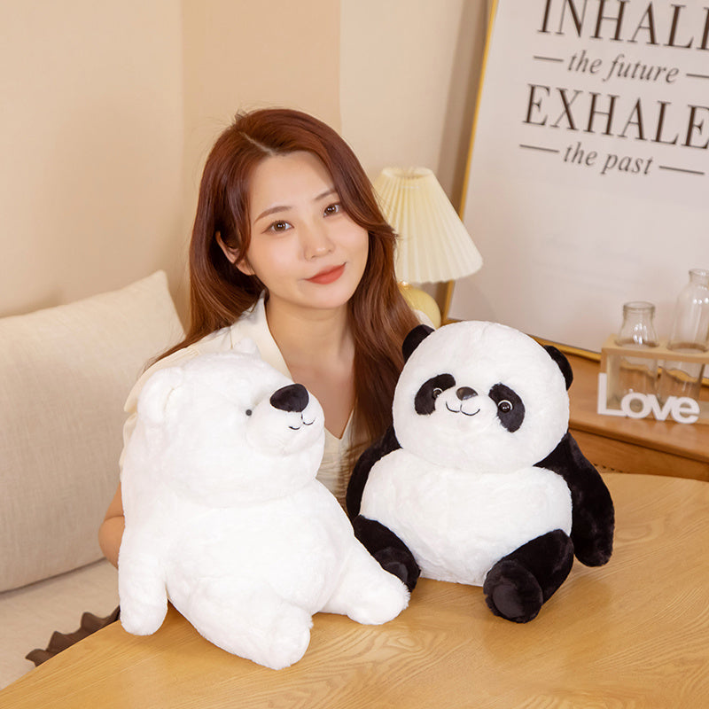 Chonky Fat Bear Panda Polar Bear Plushies