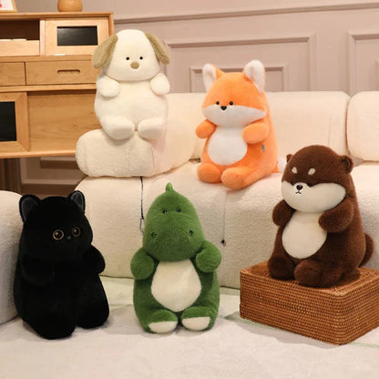 Chonky Fuzzy Animal Plush Friends
