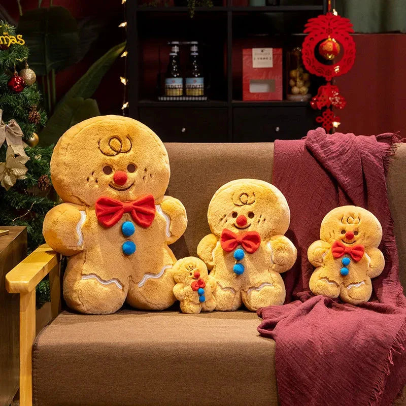 Christmas Gingerbread Man Plushies Collection