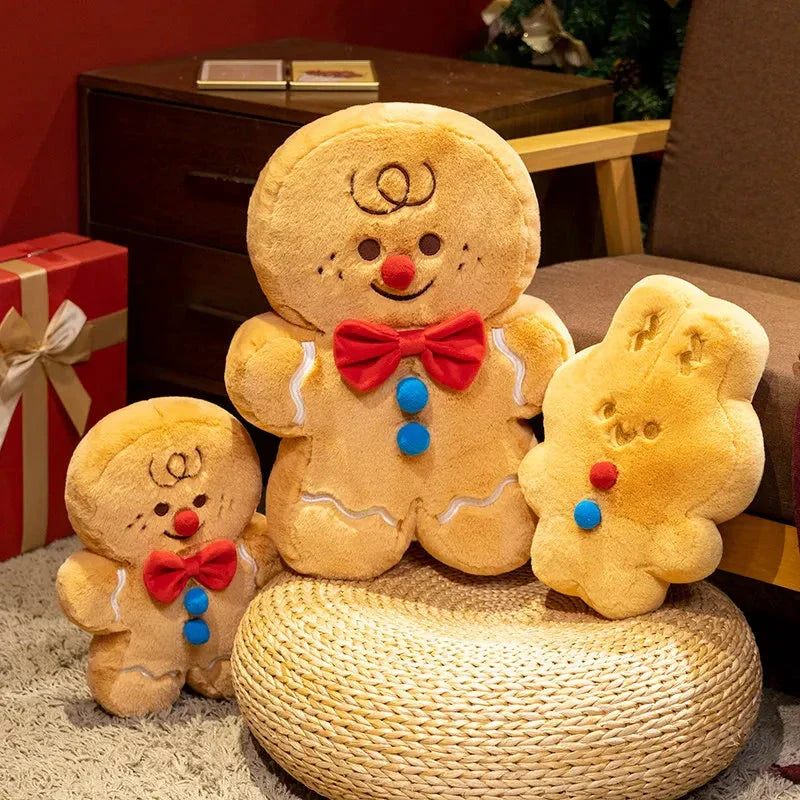 Christmas Gingerbread Man Plushies Collection