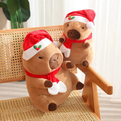 Christmas New Year Baby Capybara Plushies