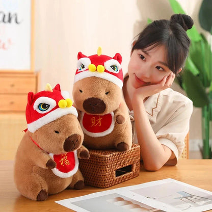 Christmas New Year Baby Capybara Plushies