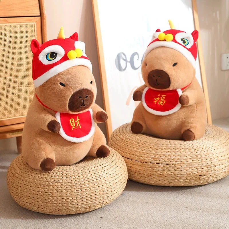 Christmas New Year Baby Capybara Plushies