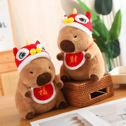 Christmas New Year Baby Capybara Plushies