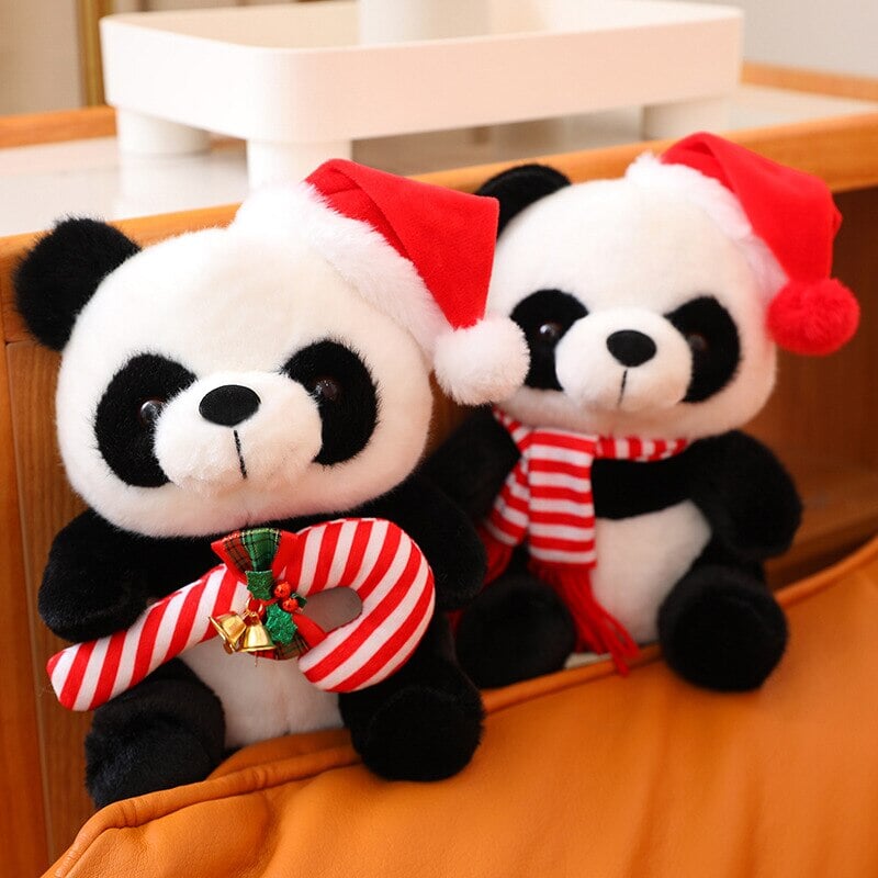 Christmas Santa Panda Plushies