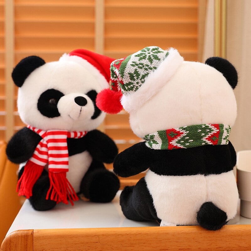 Christmas Santa Panda Plushies