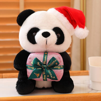 Christmas Santa Panda Plushies