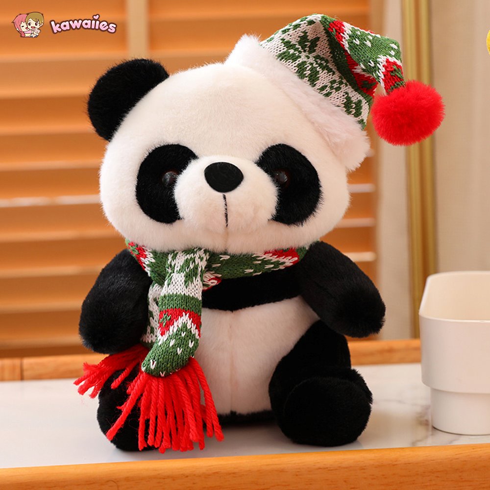Christmas Santa Panda Plushies