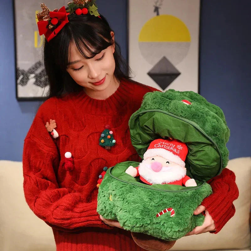 Christmas Tree Santa Rudolph Plushie Collection
