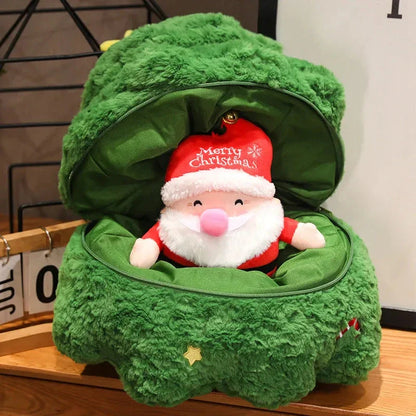 Christmas Tree Santa Rudolph Plushie Collection