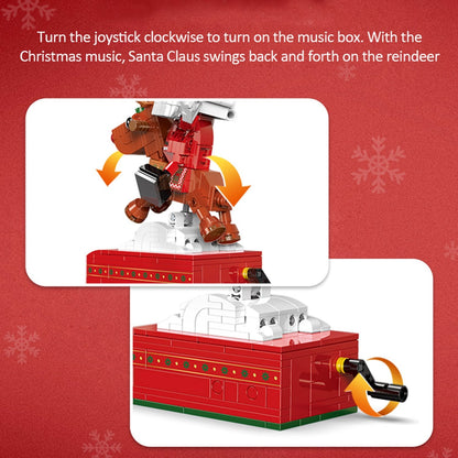 Christmas Village Rotating Mechanics Building Sets