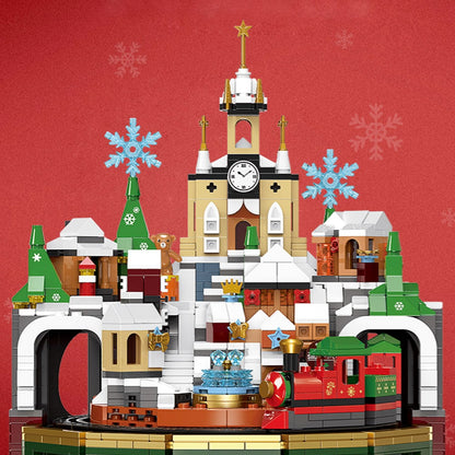 Christmas Village Rotating Mechanics Building Sets