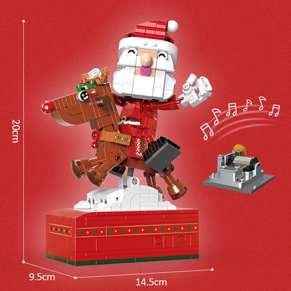 Christmas Village Rotating Mechanics Building Sets