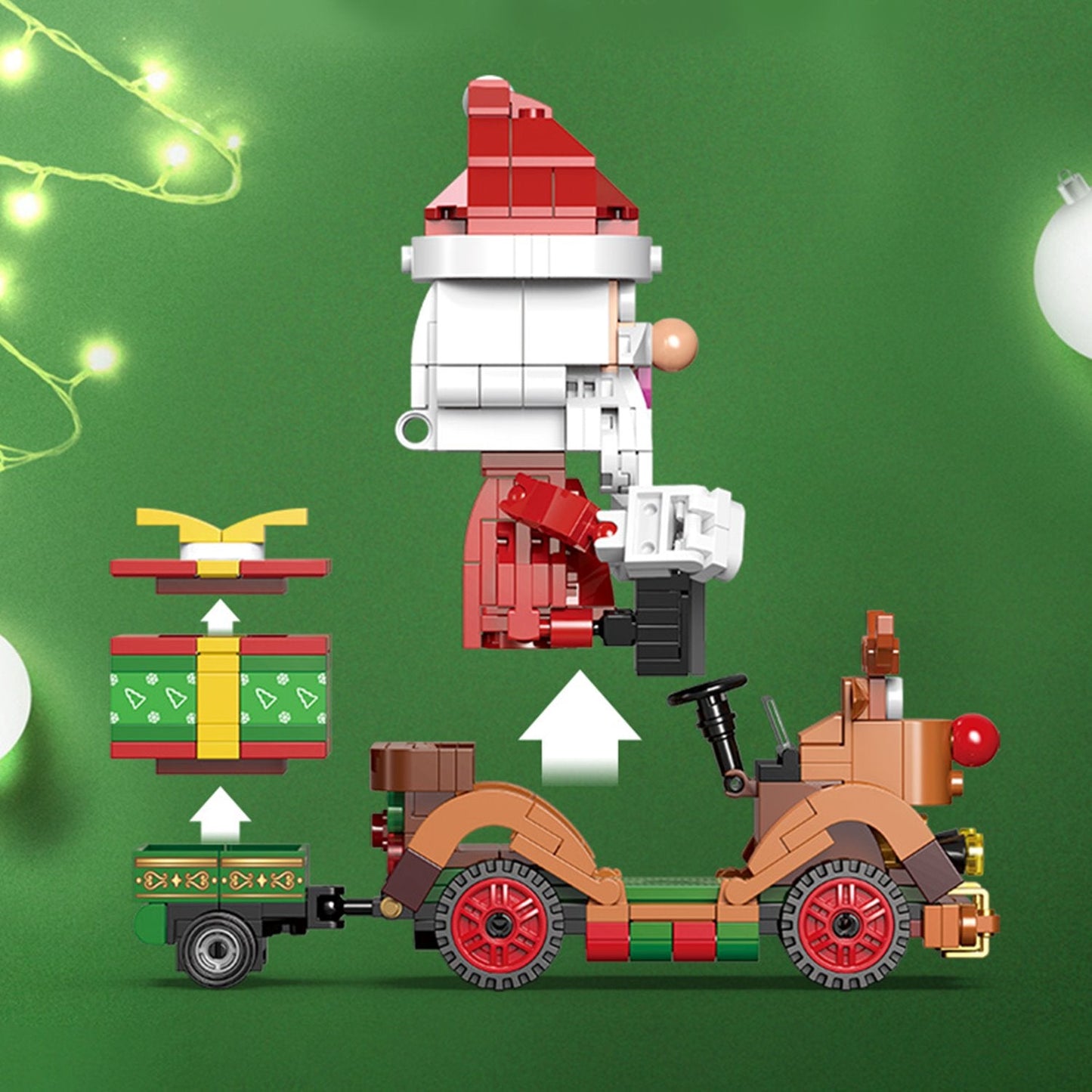 Christmas Village Rotating Mechanics Building Sets