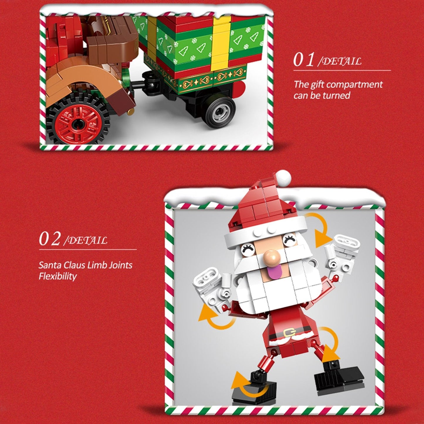 Christmas Village Rotating Mechanics Building Sets