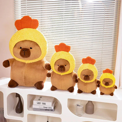 Chubby Capybara Plushie With Hat