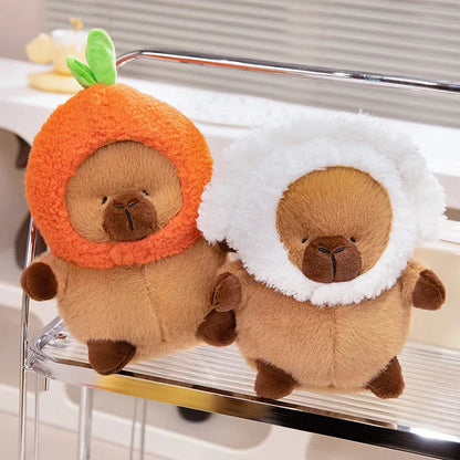 Chubby Capybara Plushie With Hat