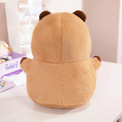 Chubby Capybara Plushie With Hat