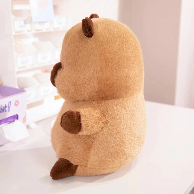 Chubby Capybara Plushie With Hat