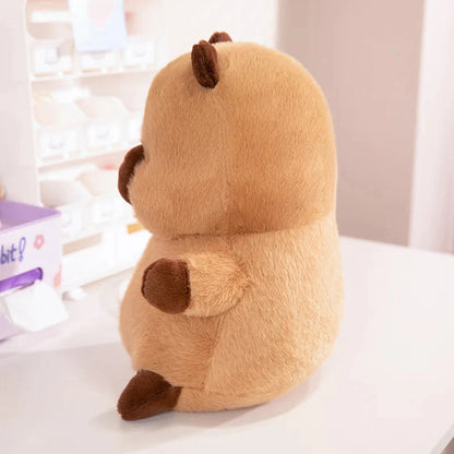 Chubby Capybara Plushie With Hat