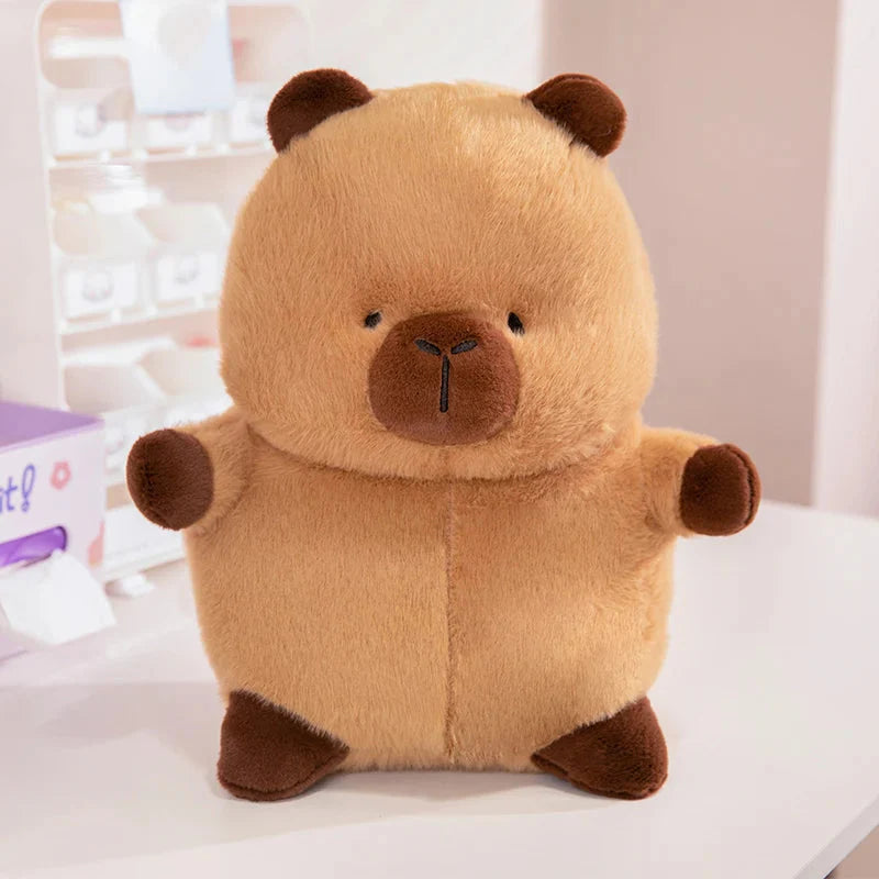 Chubby Capybara Plushie With Hat